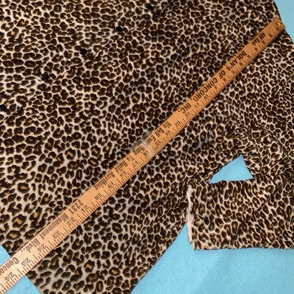 CHARTER CLUB button up cardigan leopard print long sleeves sweater NEW size 3X - Picture 9 of 10